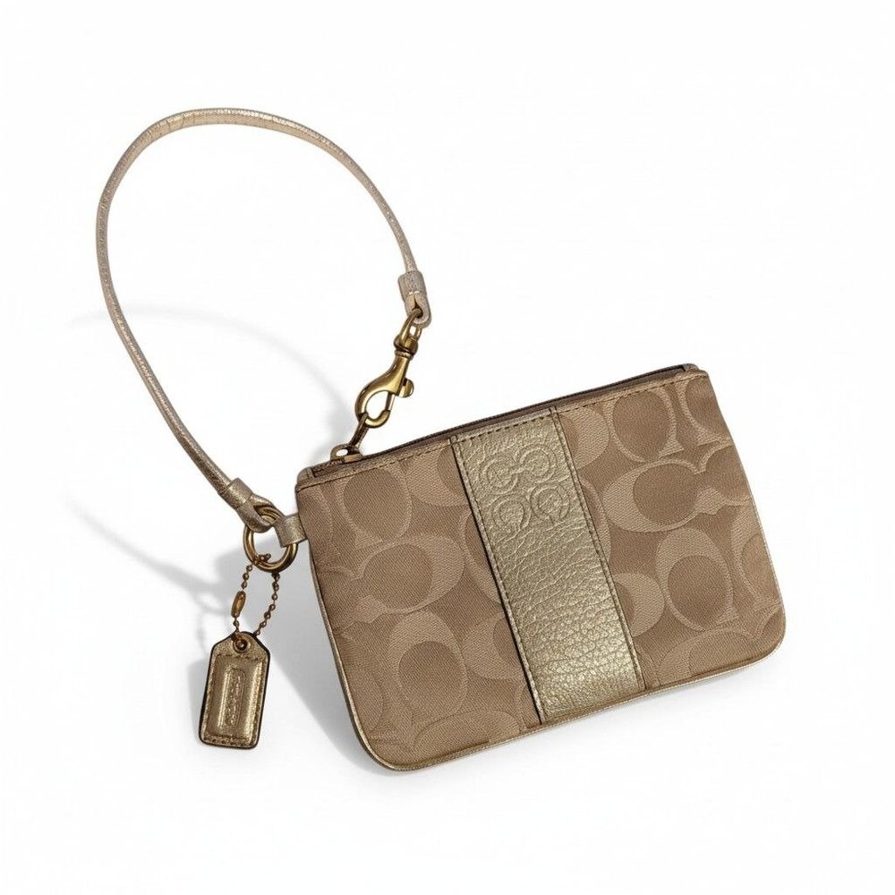 Coach Colette Signature Wristlet
